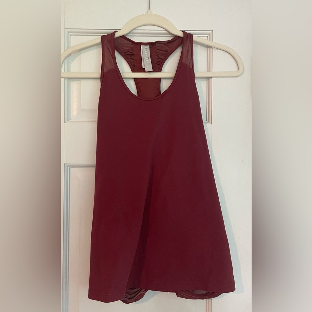 ATHLETA Women's Burgundy Tank Top